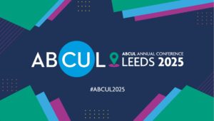A flyer for the ABCUL 2025 conference