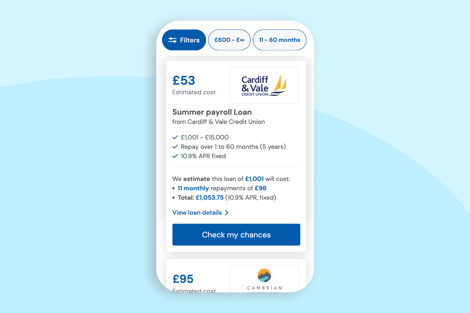 how-it-works-2 Mobile view of loans page