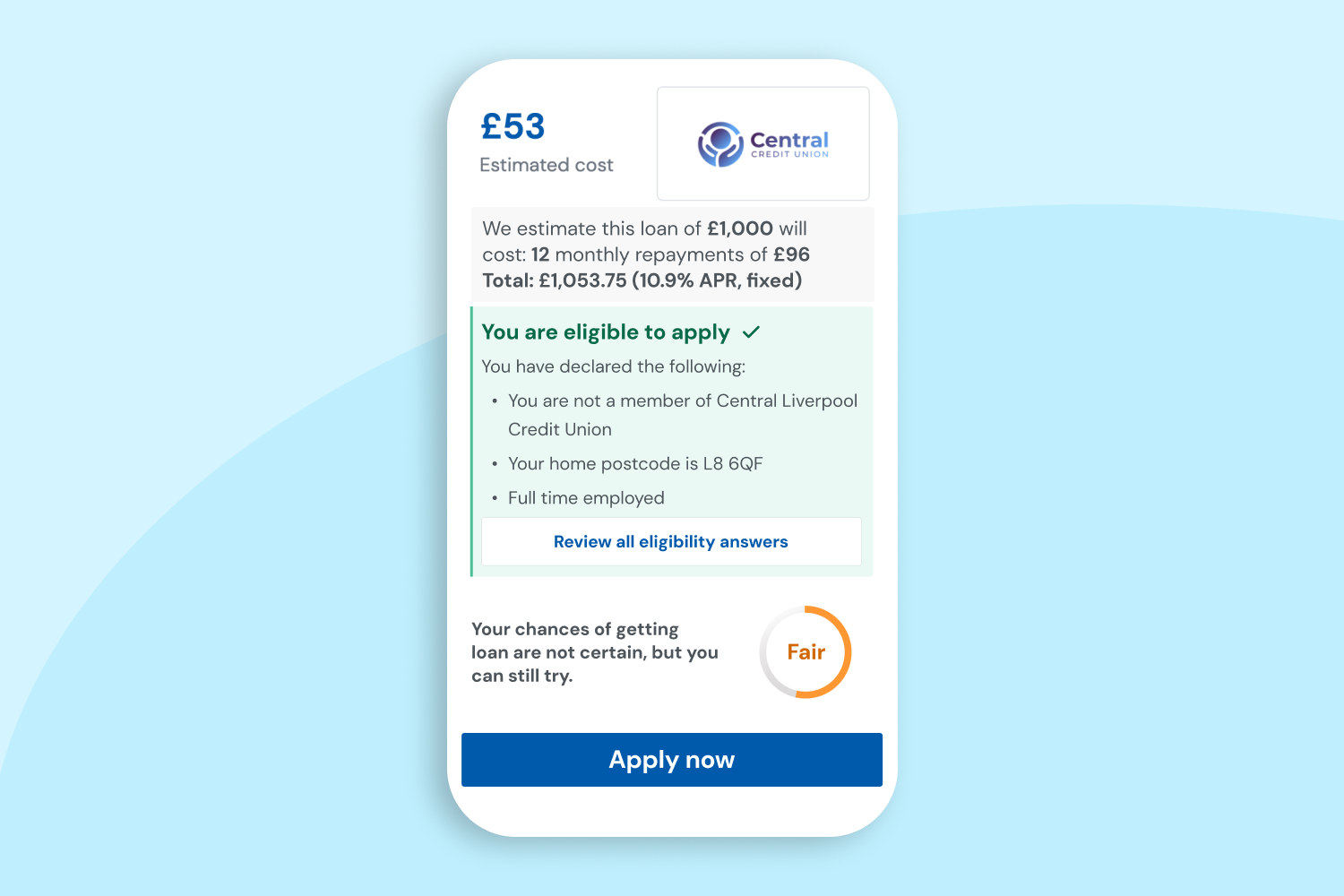 how-it-works-3 Mobile view of loan soft check and ready to apply