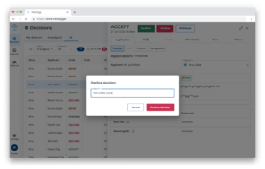 Landing page final decision