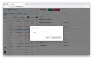 Landing page final decision